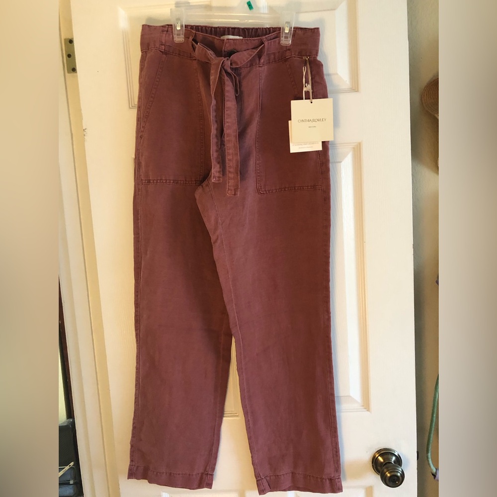 Cynthia Rowley Reddish Pants Size 8